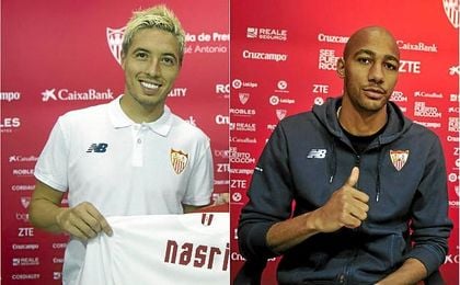 N'Zonzi y Nasri ya saben lo que es ganar en Leicester N'Zonzi y Nasri ya saben lo que es ganar en Leicester