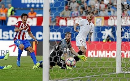 Correa hizo el gol del Sevilla en el tramo final. Correa hizo el gol del Sevilla en el tramo final.
