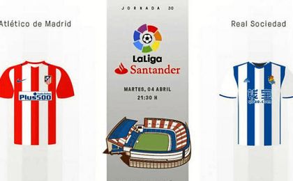 Atlético-Real Sociedad, en directo Atlético-Real Sociedad, en directo