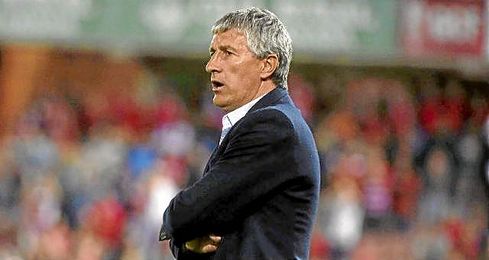 Quique Setién alabó a Mendilibar. Quique Setién alabó a Mendilibar.