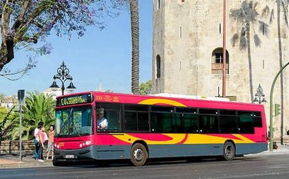 Tussam refuerza su servicio durante la Semana Santa Tussam refuerza su servicio durante la Semana Santa