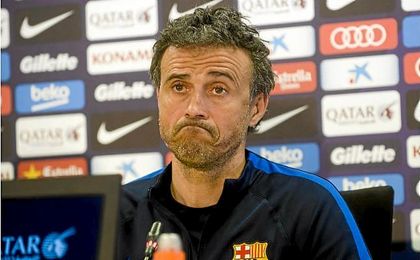 Luis Enrique: "La Liga pasa por Málaga, si no ganamos la cosa se complica" Luis Enrique: "La Liga pasa por Málaga, si no ganamos la cosa se complica"