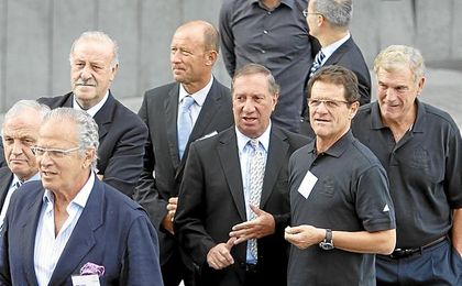 Bilardo, en una de sus visitas a España. Bilardo, en una de sus visitas a España.