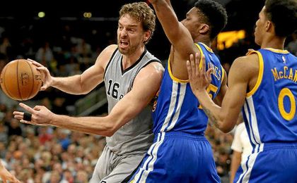 Warriors, reforzados con Durant, son favoritos ante los Spurs de Gasol Warriors, reforzados con Durant, son favoritos ante los Spurs de Gasol
