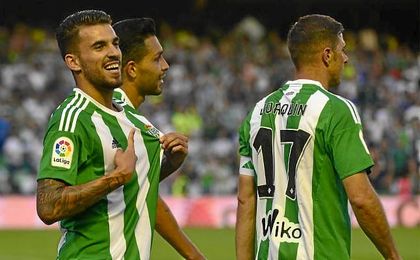 Dani Ceballos, tras marcar el 1-0 ante el Atlético. Dani Ceballos, tras marcar el 1-0 ante el Atlético.