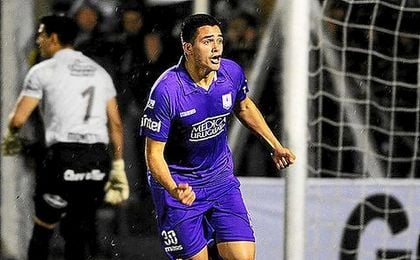 El jugador del Defensor Sporting. El jugador del Defensor Sporting.