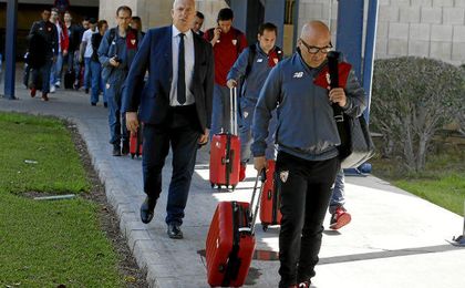 El plantel sevillista ya está de vacaciones. El plantel sevillista ya está de vacaciones.