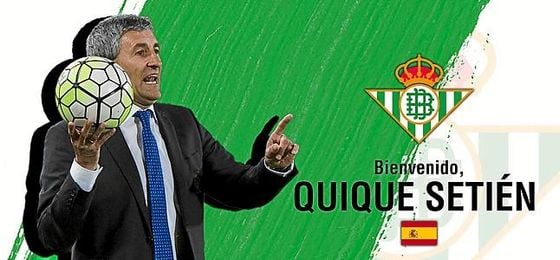 OFICIAL: Setién firma por tres temporadas con el Betis OFICIAL: Setién firma por tres temporadas con el Betis