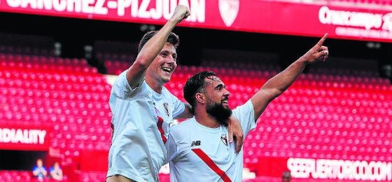 Marc Gual e Ivi, baja hoy por sanción, los goleadores del filial. Marc Gual e Ivi, baja hoy por sanción, los goleadores del filial.
