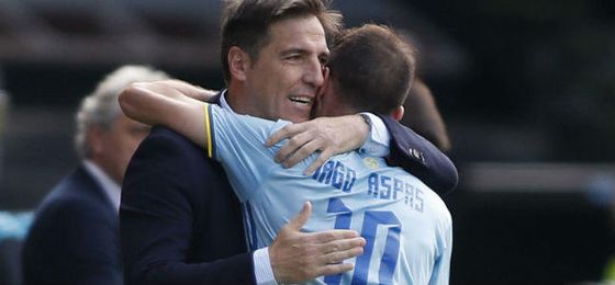 Aspas ha sido el mejor del Celta de Berizzo. Aspas ha sido el mejor del Celta de Berizzo.