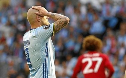 Guidetti tuvo el pase a la final en sus pies. Guidetti tuvo el pase a la final en sus pies.