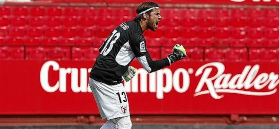 José Antonio Caro, en un partido con el Sevilla Atlético. José Antonio Caro, en un partido con el Sevilla Atlético.