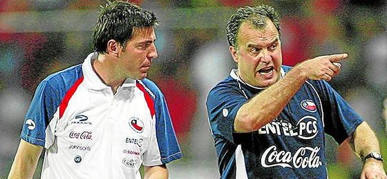 Eduardo Berizzo, durante su etapa como segundo de Bielsa. Eduardo Berizzo, durante su etapa como segundo de Bielsa.