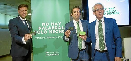 Imagen de la presentación de la campaña de abonos de la pasada temporada. Imagen de la presentación de la campaña de abonos de la pasada temporada.