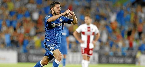 Dani Pacheco hizo el 2-0 ayer. Dani Pacheco hizo el 2-0 ayer.