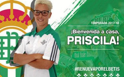 Priscila Borja ficha por el Betis procedente del Atlético de Madrid Priscila Borja ficha por el Betis procedente del Atlético de Madrid