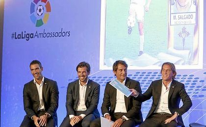 Salgado espero que el luso no deje el Madrid. Salgado espero que el luso no deje el Madrid.