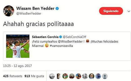 'Sevillanía' entre Corchia y Ben Yedder 'Sevillanía' entre Corchia y Ben Yedder
