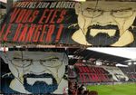 El espectacular tifo del Rennes a lo ´Breaking Bad´ ante el Lyon