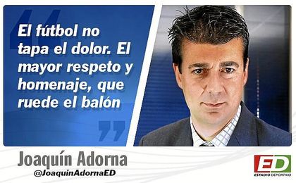 El mayor respeto y homenaje, que ruede el balón El mayor respeto y homenaje, que ruede el balón