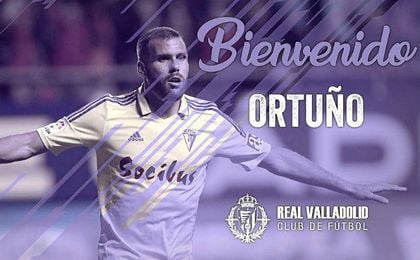 El delantero Alfredo Ortuño completa la plantilla del Real Valladolid El delantero Alfredo Ortuño completa la plantilla del Real Valladolid