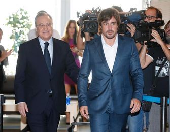 Florentino: "Fernando Alonso es un genio que representa los valores del club" Florentino: "Fernando Alonso es un genio que representa los valores del club"