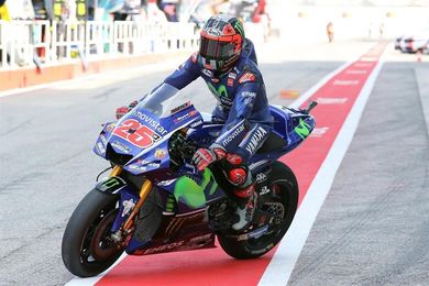 Viñales suma su cuarta mejor clasificación del año, Márquez se cae Viñales suma su cuarta mejor clasificación del año, Márquez se cae