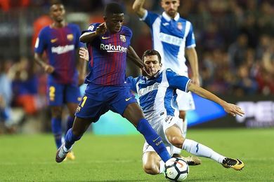 Dembélé se sobrepone a la timidez con una asistencia en el día de su debut Dembélé se sobrepone a la timidez con una asistencia en el día de su debut