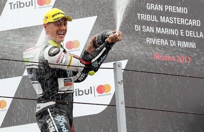 Segunda victoria de su carrera deportiva para el suizo Aegerter en Moto2 Segunda victoria de su carrera deportiva para el suizo Aegerter en Moto2