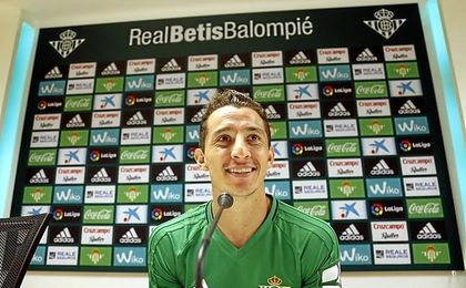 El mexicano, este miércoles, en sala de prensa. El mexicano, este miércoles, en sala de prensa.