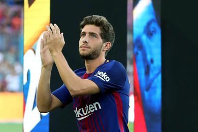 Sergi Roberto por Semedo, única novedad del Barcelona para jugar en Getafe Sergi Roberto por Semedo, única novedad del Barcelona para jugar en Getafe