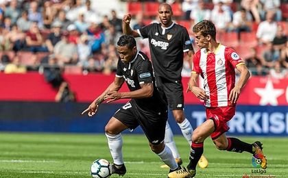Muriel se ha estrenado como goleador con el Sevilla. Muriel se ha estrenado como goleador con el Sevilla.