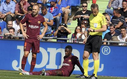 Dembélé estará entre tres y cuatro meses K.O. Dembélé estará entre tres y cuatro meses K.O.