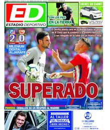 La portada de ESTADIO Deportivo del domingo La portada de ESTADIO Deportivo del domingo
