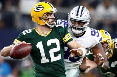 31-35. Rodgers define el triunfo con pase de último momento 31-35. Rodgers define el triunfo con pase de último momento