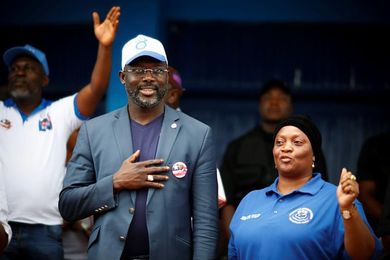 George Weah, el único Balón de Oro africano, quiere presidir Liberia George Weah, el único Balón de Oro africano, quiere presidir Liberia