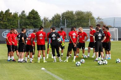 Tucu Hernández, único internacional ausente en el entrenamiento del Celta Tucu Hernández, único internacional ausente en el entrenamiento del Celta