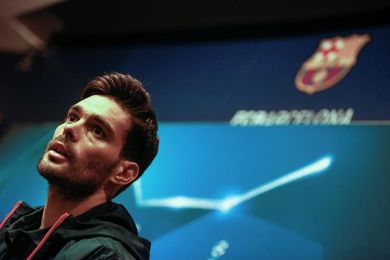Alberto Botía: "A ver si podemos acabar el partido con una sonrisa" Alberto Botía: "A ver si podemos acabar el partido con una sonrisa"