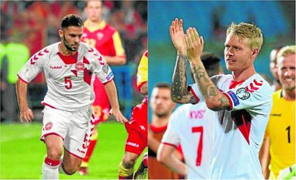 Kjaer y Durmisi se jugarán el Mundial contra Irlanda Kjaer y Durmisi se jugarán el Mundial contra Irlanda
