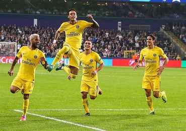 0-4 El tridente del PSG aniquila al Anderlecht 0-4 El tridente del PSG aniquila al Anderlecht
