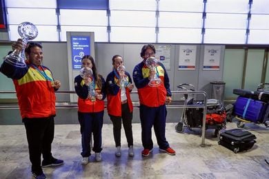 El equipo español de tiro regresa de Dubai con la intención de "tomar medidas" El equipo español de tiro regresa de Dubai con la intención de "tomar medidas"