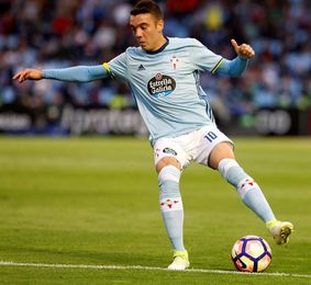 Aspas da el susto en el entrenamiento del Celta Aspas da el susto en el entrenamiento del Celta