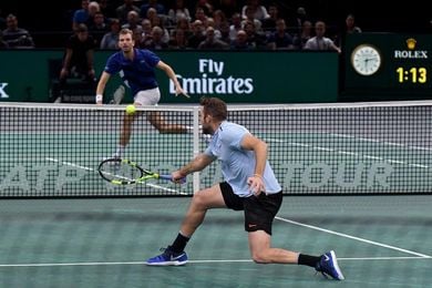 Sock y Krajinovic se juegan la corona en París con Carreño pendiente Sock y Krajinovic se juegan la corona en París con Carreño pendiente