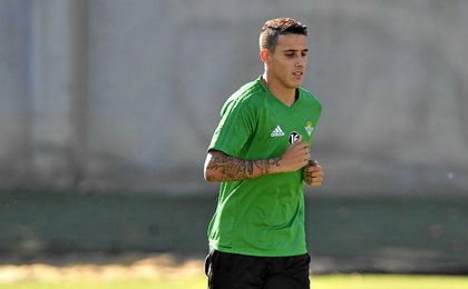 Tello, jugador del Real Betis. Tello, jugador del Real Betis.