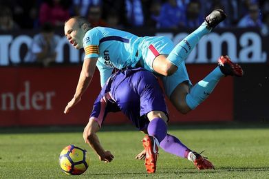 Andrés Iniesta, sexto jugador de la historia con 300 victorias en Primera Andrés Iniesta, sexto jugador de la historia con 300 victorias en Primera