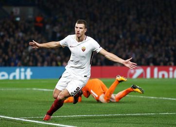 Dzeko, el máximo goleador del Roma busca la gloria en el Metropolitano Dzeko, el máximo goleador del Roma busca la gloria en el Metropolitano
