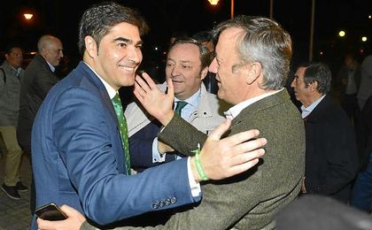 Ángel Haro, a su llegada a la junta verdiblanca Ángel Haro, a su llegada a la junta verdiblanca