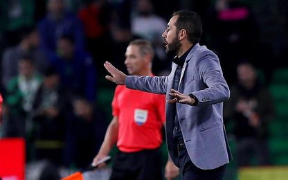 Pablo Machín: "Nuestra intención es remontar" Pablo Machín: "Nuestra intención es remontar"