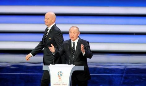 Infantino anima a los aficionados a viajar a Rusia en 2018 Infantino anima a los aficionados a viajar a Rusia en 2018
