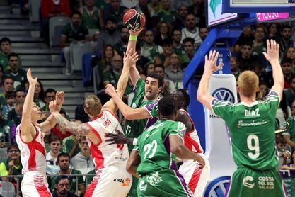 Shengelia: El Unicaja es uno de los mejores equipos en el rebote ofensivo Shengelia: El Unicaja es uno de los mejores equipos en el rebote ofensivo